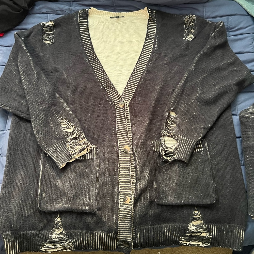 Fashion Nova “Lola” Washed Sweater and Leggings Set Size 1X - Picture 4 of 5